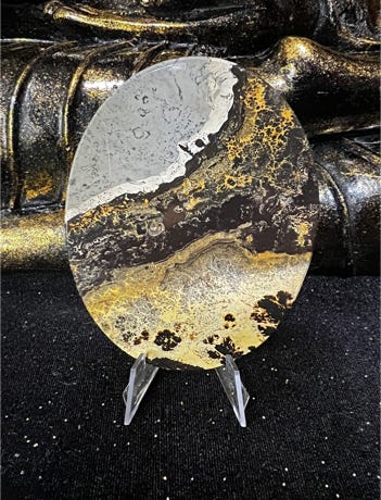 Upright oval Picture Jasper